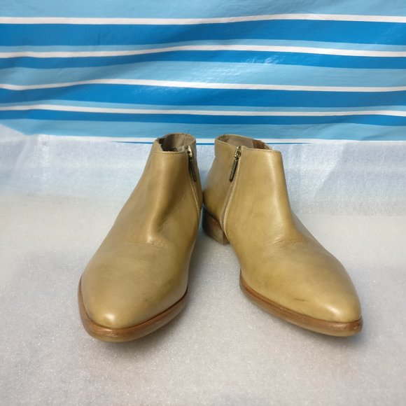 Handmade in Italy 100%WATERPROOF All Leather Soft Padded Low Heel Ankle boot 8us - Picture 2 of 9